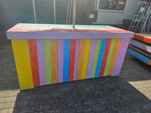 Gekleurde Buffettafel - beach